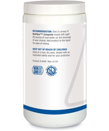 BIOTICS Research BioFiber Complete - Organic & Non-GMO Prebiotic Powder with 5g Fiber Per Serving - Buy Online on GoSupps.com