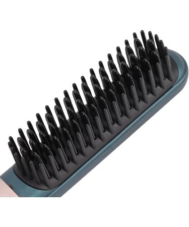 Hair Straightener Comb - Electric Straightening Brush for All Hair Types | Ceramic Heating & Rotating Wire | Home Use (US Plug - Buy Online on GoSupps.com