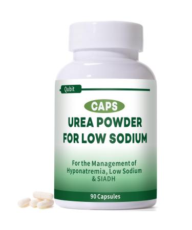QUBIT Urea Powder for Low Sodium/Hyponatremia/SIADH/SIAD USP-Grade High-Purity Urea Powder Supports Healthy Sodium Levels | Tasteless & Medical Food 90 Tablets