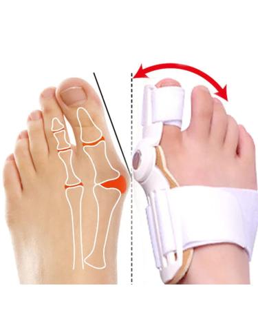 Adjustable Bunion Splint Corrector - Toe Straightener for Pain Relief | Orthopedic Brace for Hallux Valgus | Unisex Hammer Toe Support - Buy Online on GoSupps.com