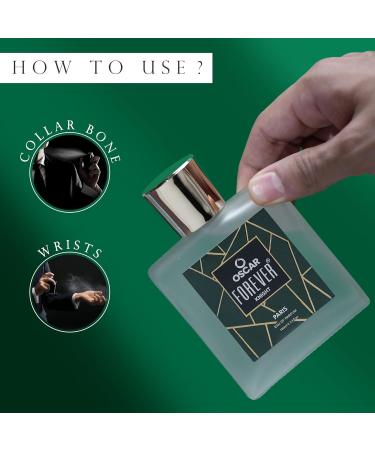 Oscar Forever Knight Men Eau De Parfum Perfume with Long Lasting Citrus Fragrance 100ml - Buy Online on GoSupps.com