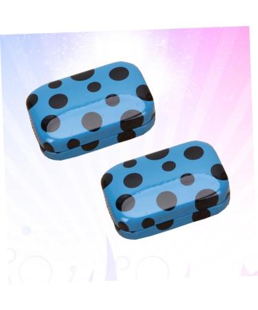 Buy Healeved 6 STK Mini Contact Lens Case - Stylish Colored Contact Lens Containers & Applicators for Safe Storage - Buy Online on GoSupps.com