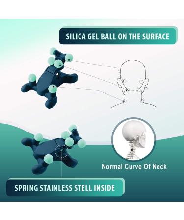 Trigger Point Pillow for Head and Neck Pain Relief - Acupressure Support for Tension Headache Relief and Muscle Relaxation - Buy Online on GoSupps.com