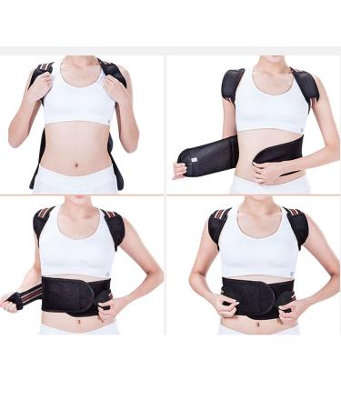 Posture Corrector For Kids Aldult Women Men Dual Adjustable Breathable Back Brace Straightener For Winter Warm Clavicle Support Spine Lumbar Neck Shoulder Corrector (Size : S) - Buy Online on GoSupps.com