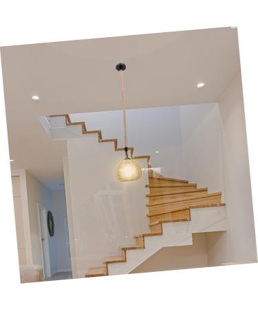 Ceiling Light Fixtures 1pc Rope Chandelier Woven Pendant Light Rattan Ceiling Light Fixture Blush Decor Kitchen Ceiling Rattan Chandelier Light Fixture - Buy Online on GoSupps.com