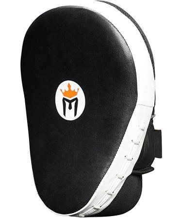 Meister Cowhide Leather Curved Focus Mitts with Wrist Support - Pair - Buy Online on GoSupps.com