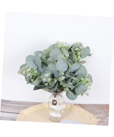 Zerodeko 12pcs Simulated Eucalyptus Leaves Party Decors Real Touch Green Leaf Home Decor Home Plant Decors Vase Floral Arrangement Greenery Decor Faux Plastic Fake Plant Wedding - Buy Online on GoSupps.com
