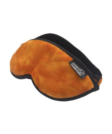 Dream Essentials Utopia Luxury Plush Sleep Mask Handmade in the USA Breathable Cotton Adjustable Wide Headband Men and Women Nose Bridge for Light Block Travel Yoga Meditation (Tie Dye Orange)