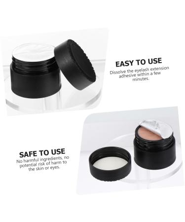 ABOOFAN 3pcs Eyelash Remover Creams - Gentle Adhesive & Extension Glue Remover for Natural & False Lashes - Mild & Effective Mascara Cleanser (Black Pack of 1 - Buy Online on GoSupps.com