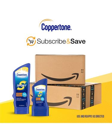 Coppertone Sport Face Sunscreen Lotion SPF 50 - 2.5 fl oz | High Protection for Active Lifestyles - Buy Online on GoSupps.com