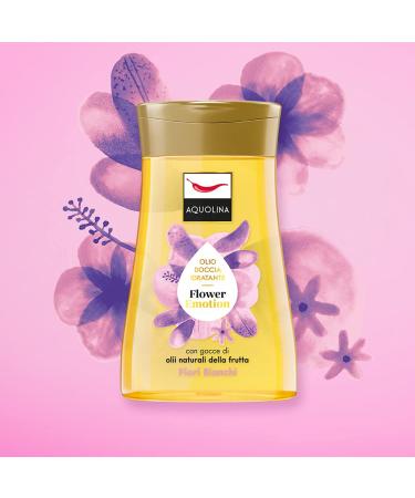 Aquolina Moisturizing Shower Oil with Aloe Vera - Dreamy Floral Fragrance | 200ml Natural Oils - International Shipping Available - Buy Online on GoSupps.com