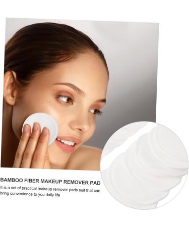 DOITOOL 1 Set Cleansing Pad Reusable Makeup Remover Pads with Holder Face Cotton Rounds Cotton Pads for Makeup Removal Reusable Facial Cotton Pads Face Wash White Bulk 8.5X8.5cm White - Buy Online on GoSupps.com