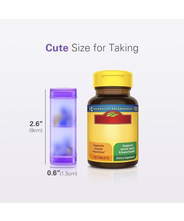 Barhon Large Weekly Pill Organizer - 7 Day AM PM Travel Pill Box for Vitamins & Supplements (Black - Buy Online on GoSupps.com