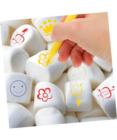 FELTECHELECTR 6pcs Biscuits Decor Cake Boxes Dual-Tips Edible Markers Food Pens Edible Coloring Markers Plastic - Buy Online on GoSupps.com