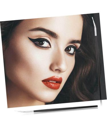 PLAFOPE 6pcs Long Handle Eyeliner Brush Liner Brush for Eyes Angled Bent Eyeliner Brush Eye Makeup Brush - Buy Online on GoSupps.com