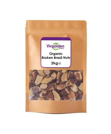 Organic Broken Brazil Nuts 2kg by Virgolden Organic