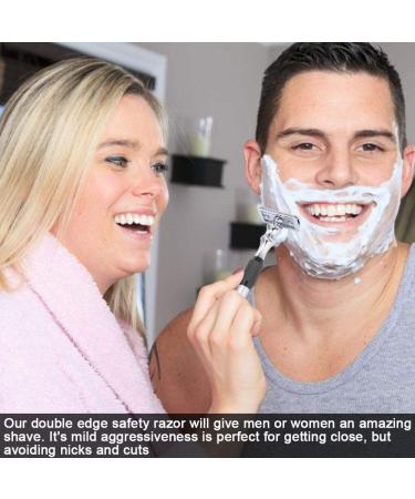 Luxury Two-Speed Safety Razor & Wet Shaving Starter Kit for Men - Best Gift Set with Safe Grip - Buy Online on GoSupps.com