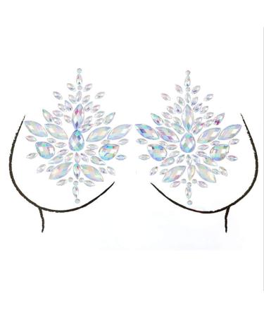 Mermaid Face Gems & Rhinestone Stickers - Festival Body Jewels for Women & Girls | 2 Sets - Buy Online on GoSupps.com