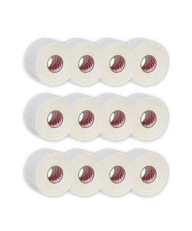 Athletic Tape - White - 1 1/2" x 15 yards - Mueller M tape -12 Count (Pack of 1)