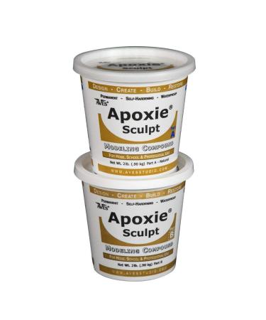 Apoxie Sculpt - 2 Part Modeling Compound (A & B) - 4 Pound, White - Buy Online on GoSupps.com