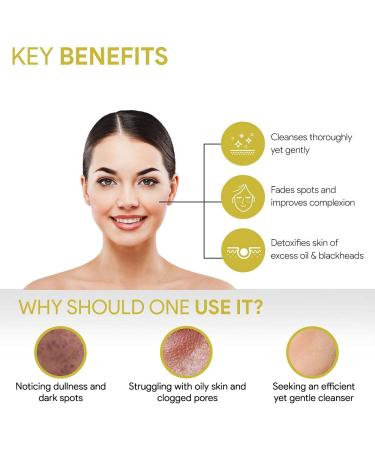 Good Vibes Papaya Face Wash | Gentle Oil Control Cleanser for Blackheads & Pores | Paraben & Mineral Oil Free | 6.76 Fl Oz - Nourishing Facial Cleanser - Buy Online on GoSupps.com
