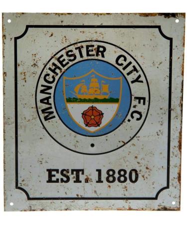 Manchester City FC Logo Shield Retro - Official Licensed Merchandise | International Shipping Available - Buy Online on GoSupps.com