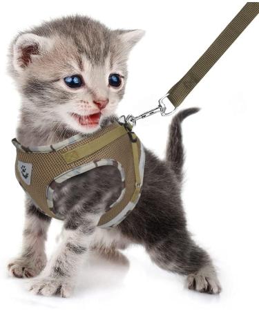 Buy Femax Camouflage Dog Harness & Linen Set | Soft Mesh Padded Reflective Adjustable Breathable for Walking Running & Training (30-34 cm) - Buy Online on GoSupps.com