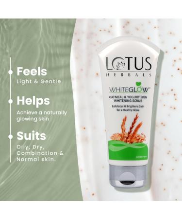 Herbal's White-Glow Face Scrub Oatmeal and Yogurt 100g 2 Pack - Buy Online on GoSupps.com