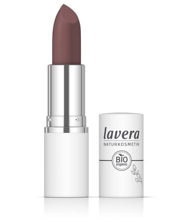 lavera Comfort Matt Lipstick -Ember 04 - Intense colour - Matte finish - High comfort - Up to 6 hours of wear - vegan - Natural cosmetics (1x 18.2 g)