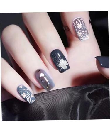 Nail Art Stamping Kit Flowers Nail Template Plates Manicure Stamper with Scraper Style1 - Buy Online on GoSupps.com