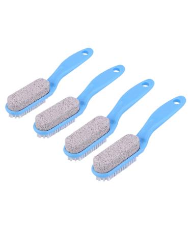 FRCOLOR 4PCS Pedicure Peaperable Feet Kallus remover double -sided hard skin remover footwear pedicure Tools for cracked dead skin remover random color