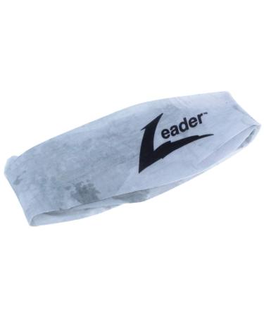 Multifunctional scarf grey mottled with Leader logo