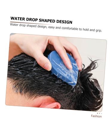 Silicone Shampoo Comb & Scrubber Massager | Scalp & Body Brush for Baby Shower | Dark Blue | 1pc - Buy Online on GoSupps.com