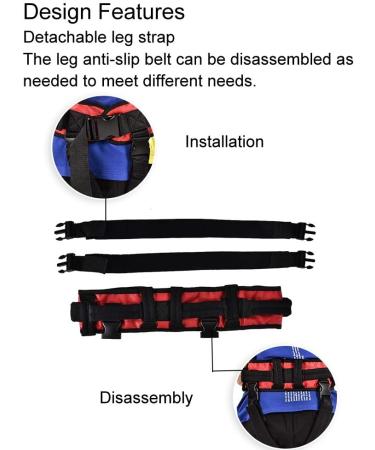 Transfer Belt Patient Transfer Handling Belt with Leg Loops Nursing Safety Gait Assist Device Aiding in Patient Fall Prevention and Balance and Stability(XL) - Buy Online on GoSupps.com