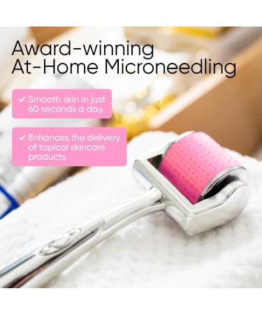 AME Pure CIT Face Roller - Microneedling Roller for Collagen Boost - Premium Quality Micro Needling Roller - Derma Roller 0.5mm - Derma Roller for Face That is Laser Treatment Alternative - Buy Online on GoSupps.com