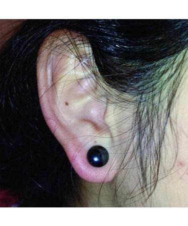 ZXCVWWE Magnetic Weight Loss Earrings - Black Acupressure & Acupuncture Stimulation for Slimming | 1 Pair - Buy Online on GoSupps.com