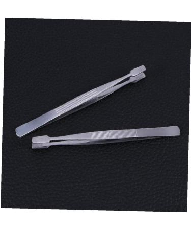 Premium Silver Stamp Tweezers for Philately Collectors | Versatile Eyebrow & Hard Tweezers - Buy Online on GoSupps.com