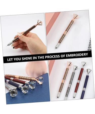 FOMIYES 3pcs Embroidery Pen Makeup Pen Makeup Supply 3 Head Needle Pen With Diamond 3d Sketch Pen - Buy Online on GoSupps.com
