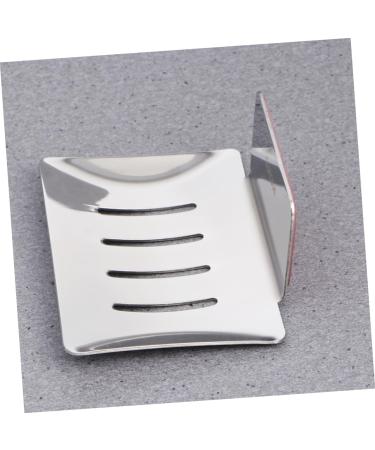 Amosfun 3 Pcs 304 Storage Rack Sponge Drain Rack Metal Soap Holder Soap Drain Rack Bathroom Soap Dish Bar Soap Holder for Shower Soap Storage Holder Bath Soap Holder Tub Stainless Steel - Buy Online on GoSupps.com