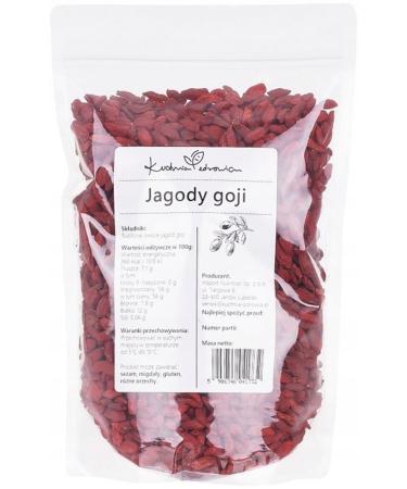 Kuchnia Zdrowia Dried Goji Berries - Natural - Delicious Snack - High Quality - Kuchnia Zdrowia - Airtight Packaging - Doypack: (200g)
