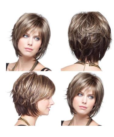 Buy Women's Blonde & Brown Bob Wigs - Short & Long Human Hair & Synthetic for Cosplay & Everyday Style - Buy Online on GoSupps.com