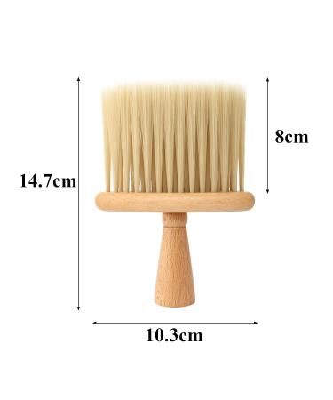 Professional Barber Neck Dust Brush - Soft Cleaning Hairbrush for Hairdressing Salon | Yellow Duster Tool - Buy Online on GoSupps.com