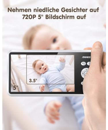 Buy Annke Tivona Baby Phone - 720p Display 1080p Camera Night Vision 2-Way Audio | International Shipping - Buy Online on GoSupps.com