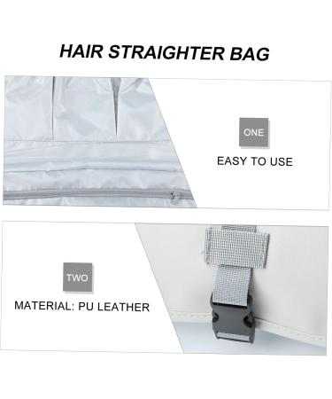 KALLORY Curling Iron Storage Bag Volume Rollers for Hair Curling Iron Dryer Bag Curling Iron Carrying Bag Pu - Buy Online on GoSupps.com