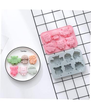 Ciieeo 2 Pcs Baking Cake Mold Candy Gummy Ice Cube Molds 3D Gummies Ice Cube Silicone Molds Cake Baking Mold Mini Cupcakes Crayon Mold Owl Baking Mold Silica Gel Chocolate Cake Machine 19.9x13.8cm Blue - Buy Online on GoSupps.com