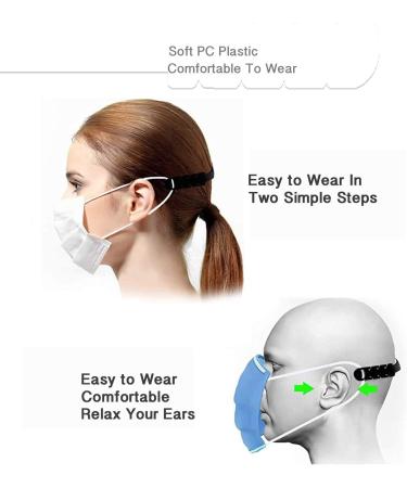 5PCS Mask Extender Adjustable Anti-Tightening Holder Band for Ear Protection - Silicone Earsaver (Multicolor) - Buy Online on GoSupps.com