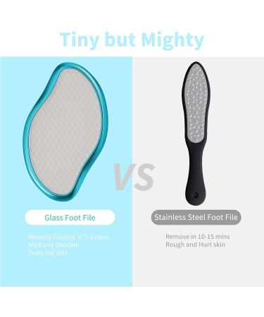 VANWIN Nano Crystal Glass Callus Remover - Professional Foot File for Dead, Thick, and Cracked Skin - Pedicure Tool for Wet and Dry Feet - Blue - Buy Online on GoSupps.com