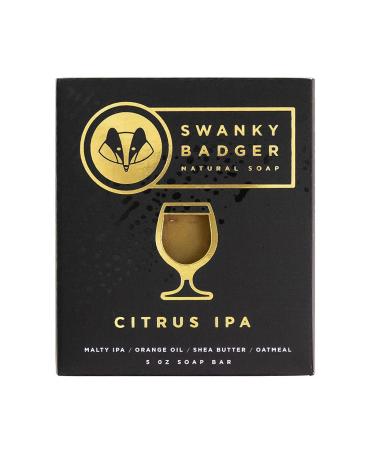 Swanky Badger Citrus IPA Natural Soap Bar 3 Pack - Buy Online on GoSupps.com