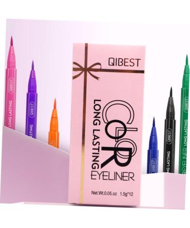 FOMIYES 24 Pcs Matte Liquid Eyeliner Neon Eye Liner Pen Waterproof Liquid Eyeliner Set Makeup Painted 1 count (Pack of 1) As Shownx2pcs - Buy Online on GoSupps.com