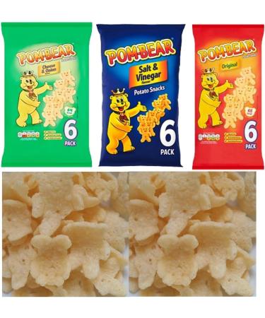 Cheese & Onion Salt & Vinegar Original Multipack Crisps 6 Pack - 03 Mixed Flavours - Buy Online on GoSupps.com